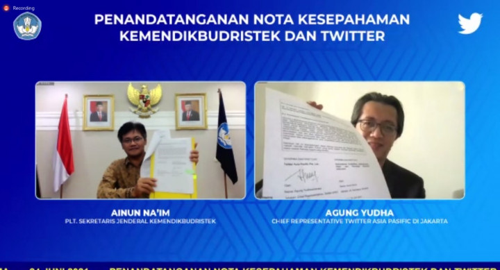 Kemendikbudristek dan Twitter Bidik Penguatan Literasi Medsos Siswa SMP