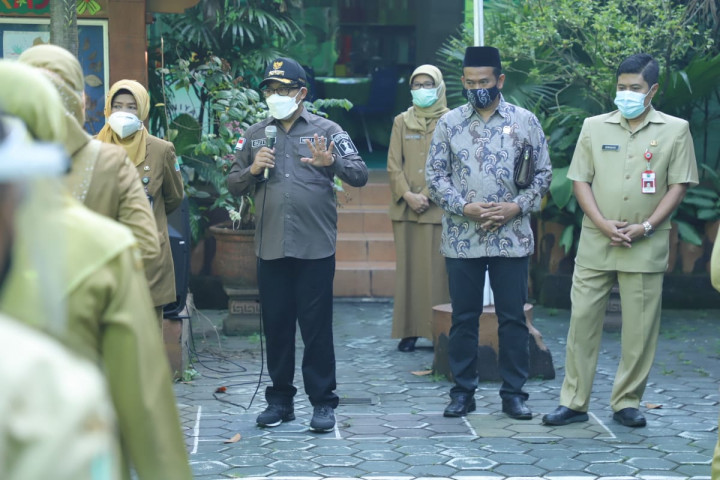 PTM di Malang Tetap Berlangsung Meski Kasus Covid-19 Naik