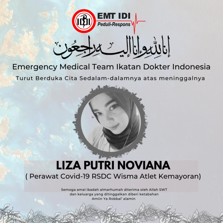 Begini Kondisi Liza Putri Nakes Wisma Atlet sebelum Meninggal karena Covid-19