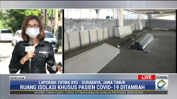 Penuh, RSUD Dokter Soetomo 'Sulap' Parkiran untuk Tampung Pasien