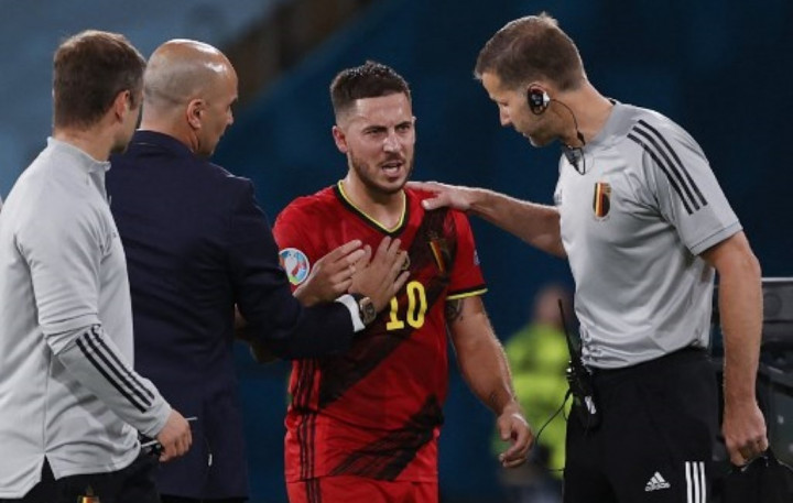 Cedera Hamstring, Hazard Ucapkan Satu Janji untuk Timnas Belgia