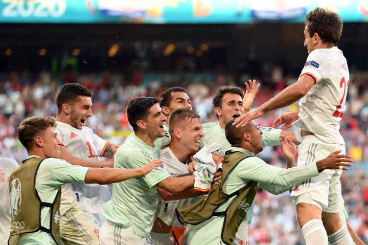 Euro 2020: Drama 8 Gol Antar Spanyol ke Perempat Final