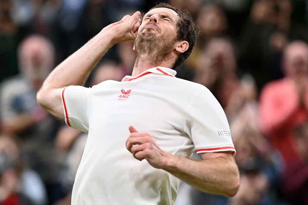 Murray Menangi Laga Tunggal Wimbledon Pertama Sejak 2017