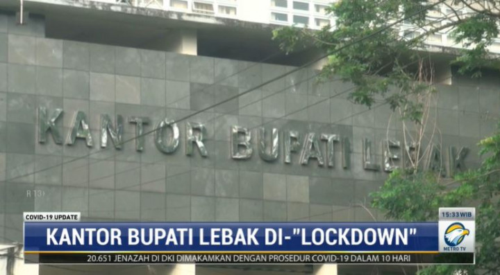 Bupati Iti dan Pejabat Positif Covid-19, Pemkab Lebak <i>Lockdown</i>