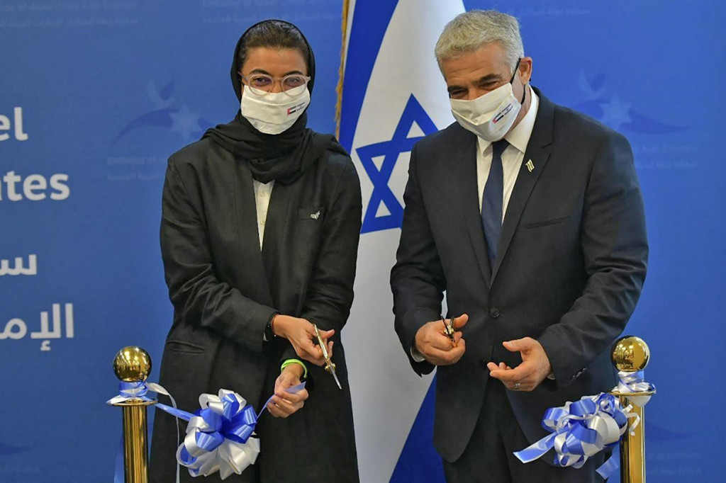 Foto: Menlu Yair Lapid Kunjungi Uni Emirat Arab Resmikan Kedubes Israel