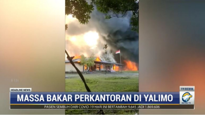 Tak Terima Putusan MK, Kantor Pemerintahan Yalimo Dibakar Massa