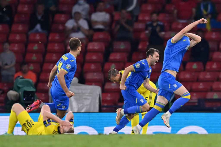Euro 2020: Ukraina ke Perempat Final Usai Tekuk Swedia 2-1