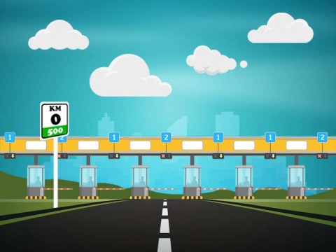 Ilustrasi ruas tol - - Foto: Medcom