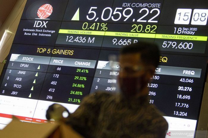 Ilustrasi IHSG bakal dibuka menguat - - Foto: dok Antara