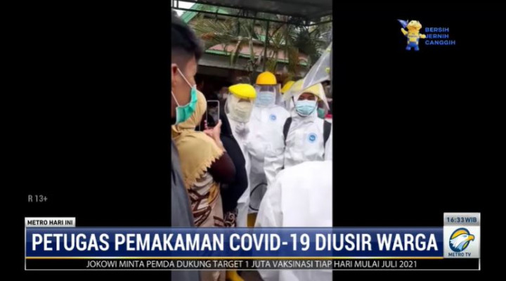 Sedihnya Nakes, Mau Memakamkan Jenazah Malah Diintimidasi, Dipukul, dan Diusir Warga