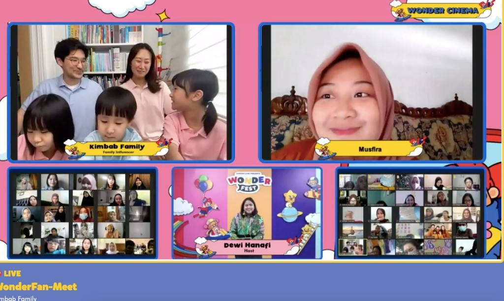 Momen Wonderfest 2021 ketika menghadirkan Kimbap Family. (Foto: Wonderfest)