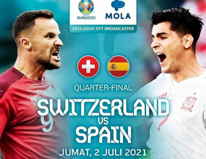 [LIVE EURO 2020] Ini Link Nonton Live Streaming Swiss vs Spanyol dan Cara Berlangganan