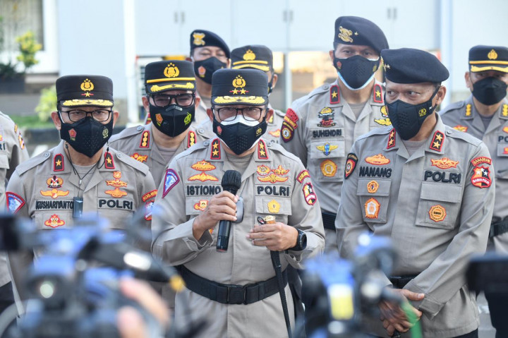 Lepas Pasukan, Kakorlantas Ingatkan Personel Pahami PPKM Darurat