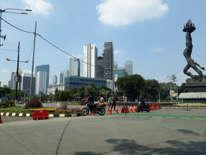Ruas Sudirman-Thamrin Ditutup, Masih Ada Pengendara Nekat Menerobos