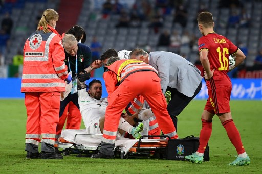 Spinazzola Jadi Tumbal Kemenangan Italia atas Belgia