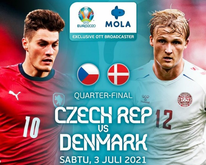 [LIVE EURO 2020] Ini Link Nonton Live Streaming Ceko vs Denmark dan Cara Berlangganan