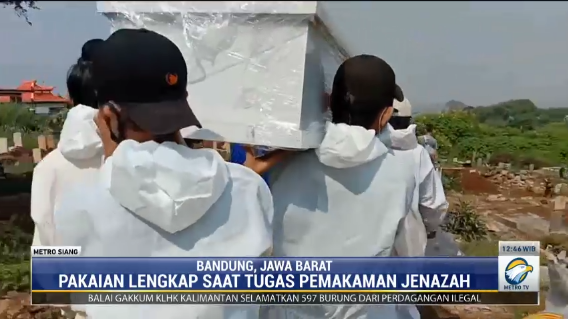 Kisah Pahlawan Pemakaman, Tumbang Kelelahan Hingga Terjangkit Covid-19
