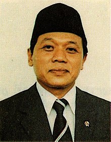 Mantan Menteri Penerangan Orde Baru, Harmoko. Foto Wikipedia
