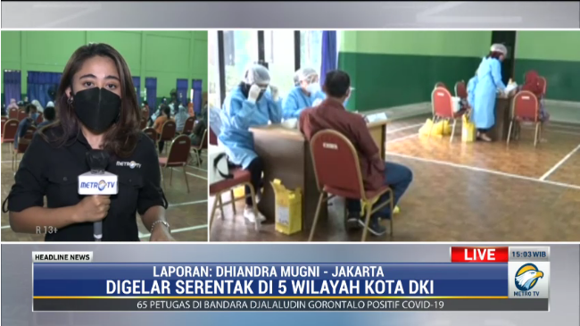 NasDem Bagikan 2.500 Vaksin Gratis per Hari di 5 Sentra Vaksinasi