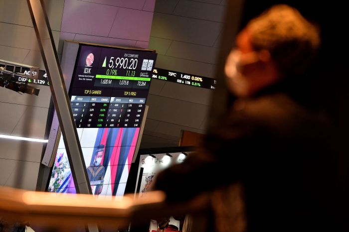 Ilustrasi investor tengah mengamati pergerakan IHSG - - Foto: dok Antara