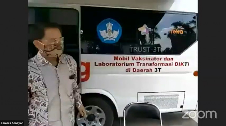 Mobil Pendukung PJJ Disulap Jadi Mobil Vaksinasi untuk Warga Jakarta