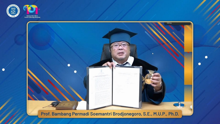 Eks Menristek Bambang Brodjonegoro Dapat Gelar Honoris Causa dari ITB