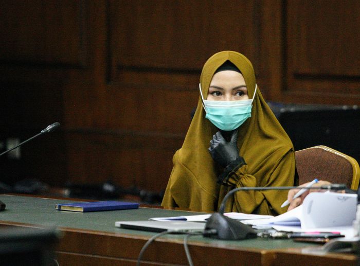 Terdakwa kasus dugaan suap dan gratifikasi pengurusan fatwa Mahkamah Agung (MA), Pinangki Sirna Malasari. Foto: MI/Adam Dwi