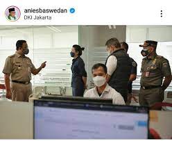 Gubernur DKI Jakarta Anies Baswedan sidak ke kantor Ray White Indonesia.