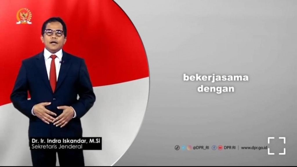 Sekjen DPR RI, Indra Iskandar. Foto: Instagram @ditjen.dikti