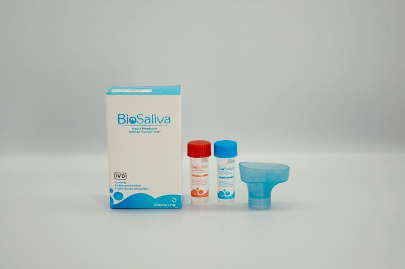 Obat Covid-19 Bio Saliva. Foto ; ANT.