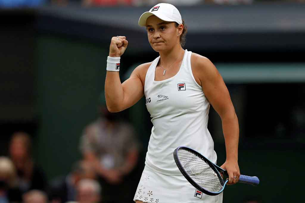 Singkirkan Rekan Senegaranya, Barty ke Semifinal Wimbledon