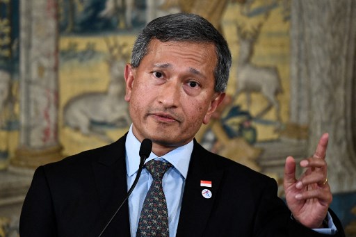Menteri Luar Negeri Singapura, Vivian Balakrishnan. Foto: AFP