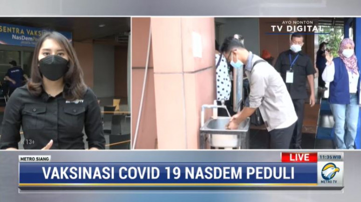 Mudahnya Vaksinasi via NasDem, Berikut Tata Caranya