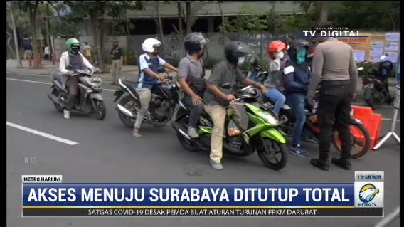 Penyekatan PPKM Darurat Diperketat di Surabaya, Termasuk Jalan dalam Kota