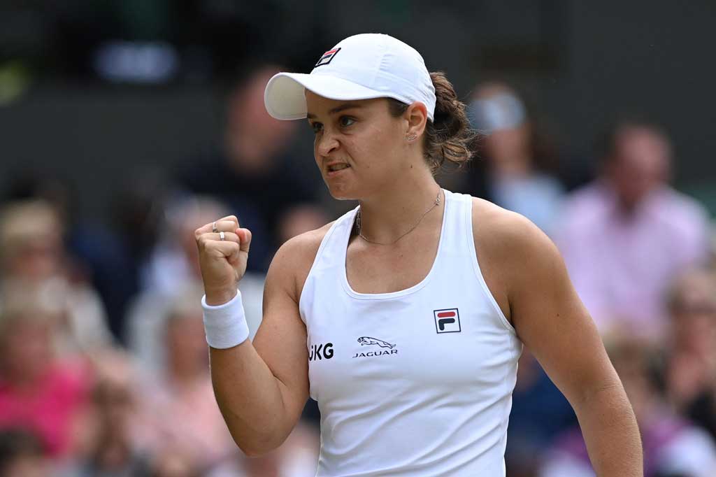 Ashleigh Barty Pijak Babak Final Wimbledon Pertama