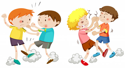 Jika kamu menyarankan anak untuk membalas pukulan temannya, artinya kamu mengajarkan anak untuk menggunakan kekerasan dalam menyelesaikan persoalan. (Foto: Ilustrasi. Dok. Freepik.com)