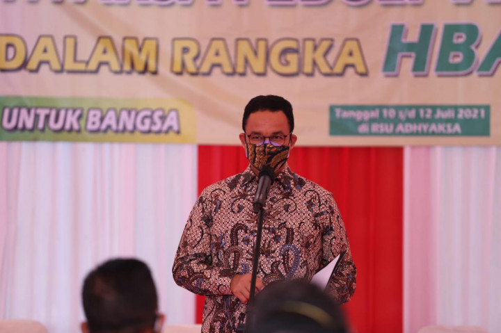 Anies: Kasus Aktif Covid-19 di Jakarta Mencapai 102 Ribu