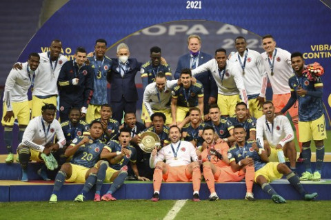 Tekuk Peru secara Dramatis, Kolombia Juara Tiga Copa America 2021