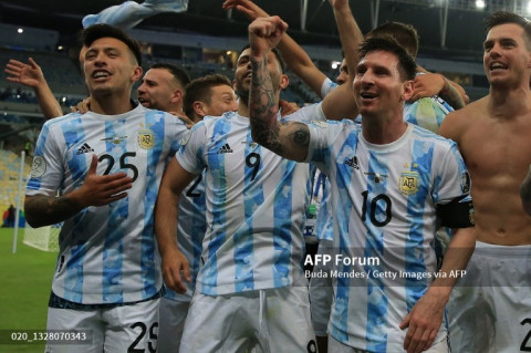 Bungkam Brasil, Argentina Juara Copa America