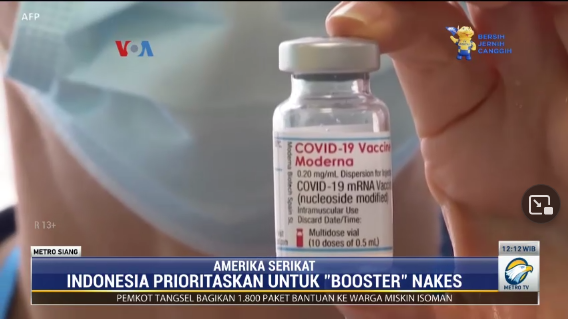 Kabar Baik! Jutaan Dosis Vaksin Moderna dari AS Mendarat di Indonesia