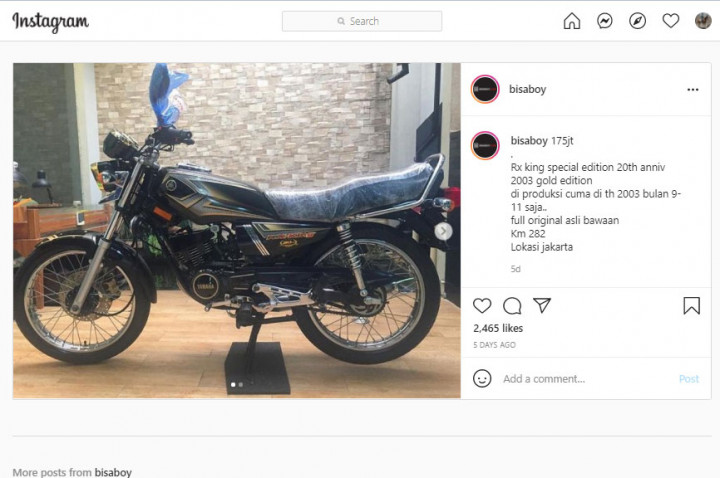 Harga Yamaha RX-King Menjulang, Setara Daihatsu Rocky