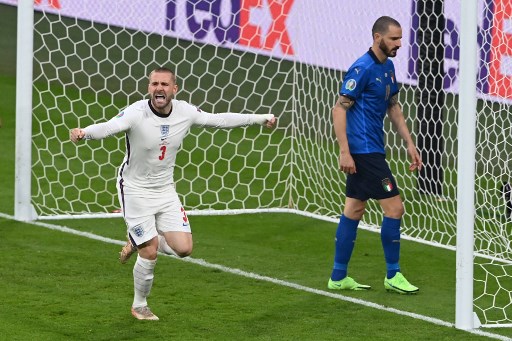 Babak I: Inggris Unggul atas Italia Berkat Gol Cepat Luke Shaw