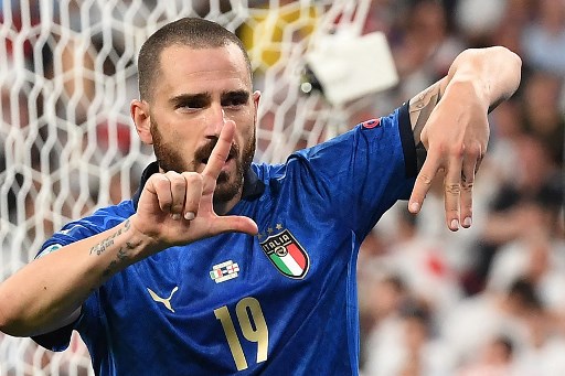 Babak II: Bonucci Cetak Gol, Italia vs Inggris Lanjut ke Babak Tambahan