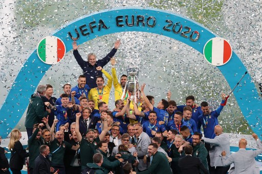 Tekuk Inggris via Adu Penalti, Italia Juara Euro 2020