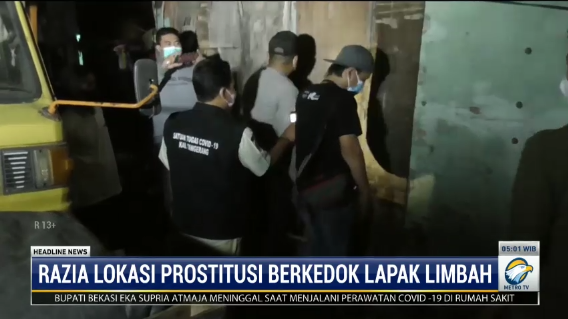 Nekat Beroperasi, Prostitusi Berkedok Lapak Limbah Digerebek Petugas