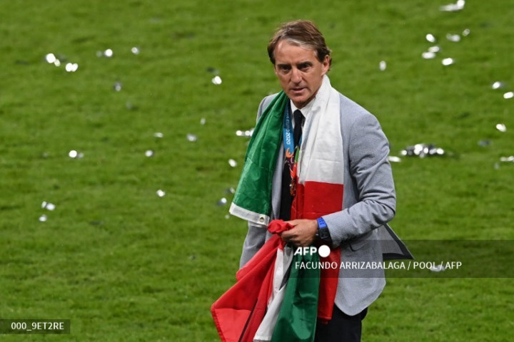 Bawa Italia Juara, Mancini Sampai Kehilangan Kata-kata