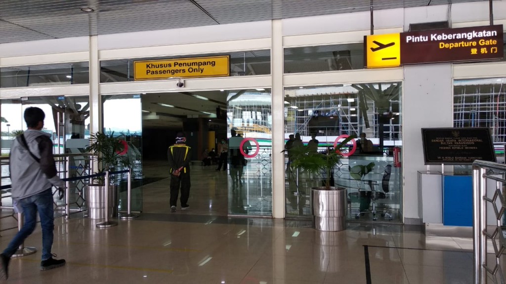 Bandara AP II . Foto : Medcom : Syawaluddin.