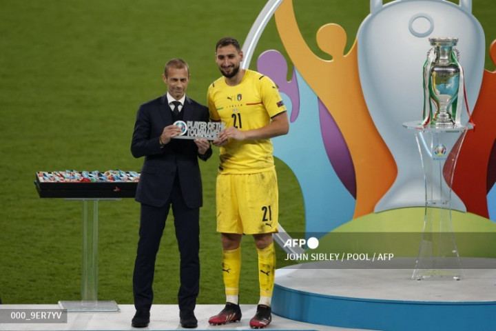 Bawa Italia Juara, Donnarumma Jadi Pemain Terbaik Piala Eropa