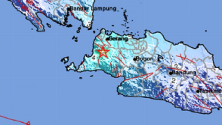 Magnitude 5.2 Quake Hits Banten's Pandeglang