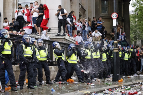 Kepolisian London Tangkap 86 Orang saat Final Euro